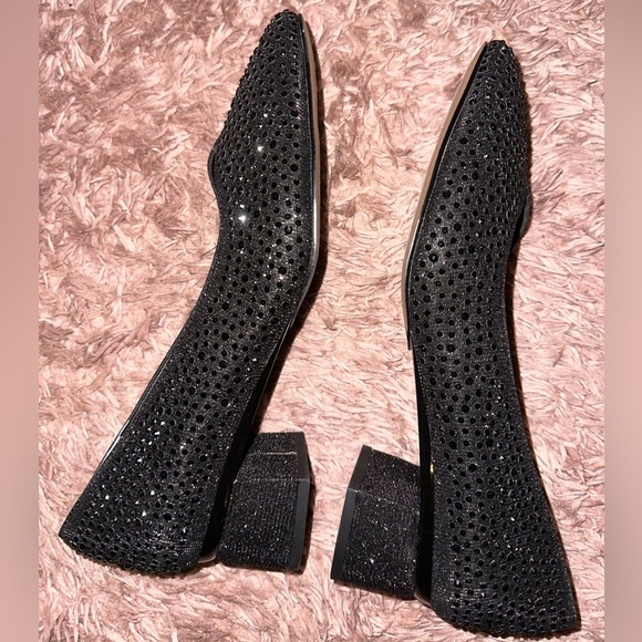 J.Renee Black block heels 11 wedding guest prom bridesmaid NWOT - Picture 7 of 10